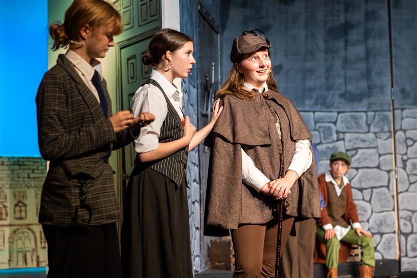 Legacy Middle students perform onstage